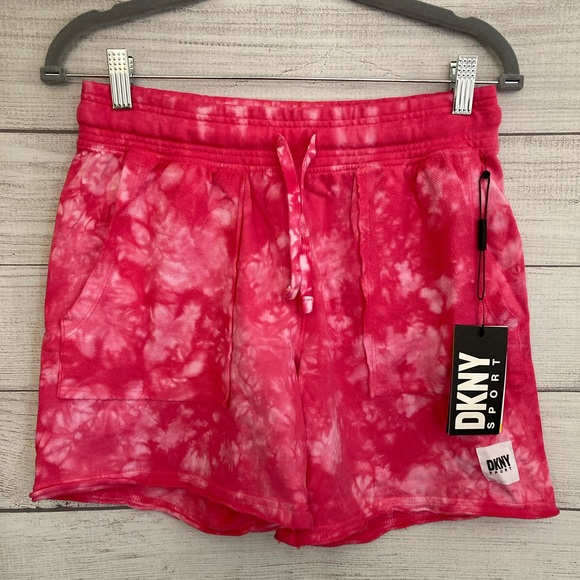 Dkny Pants - DKNY Sport | NWT Women’s Izu Pink Tie Dye Shorts
